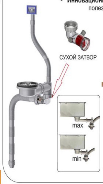 Мойка кухонная STELLAR ST6045U-NB-D