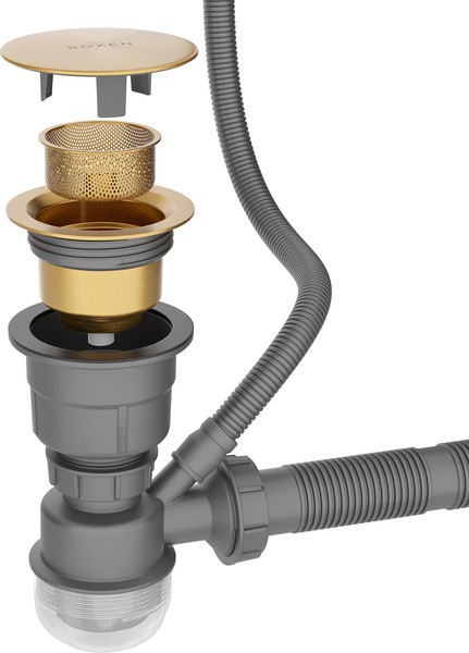 Мойка кухонная Roxen Simple 560220-60G-V