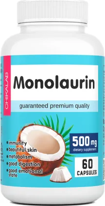 Мультивитаминный комплекс Chikalab Монолаурин 500мг - фото