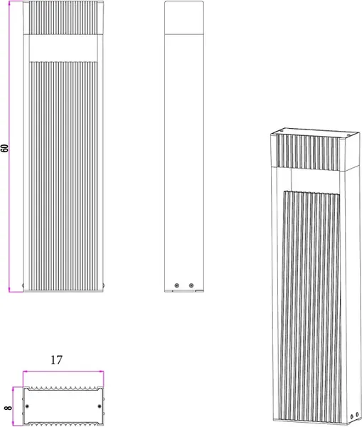 Светильник уличный Arte Lamp A2148PA-1BK