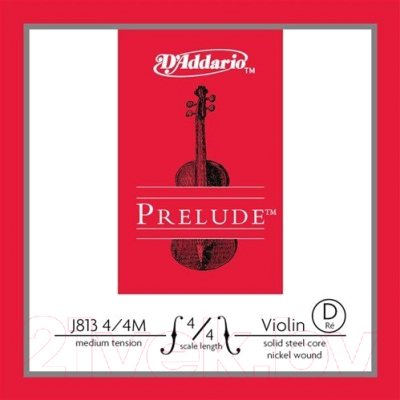 Струны для смычковых D'Addario J813 4/4M - фото