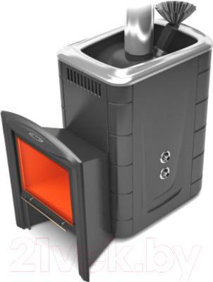 Печь-каменка ТМФ Гейзер 2014 Inox Витра - фото