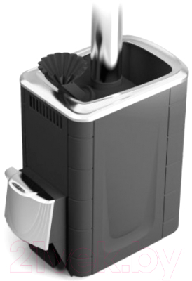 Печь-каменка ТМФ Гейзер 2014 Inox (антрацит, ДН, ЗК) - фото