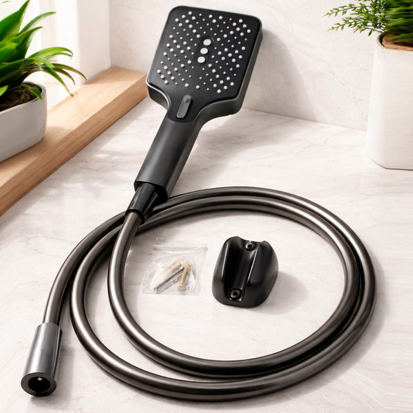 Смеситель Lauter Allure 21CK6618QP + Душевой гарнитур 213GM