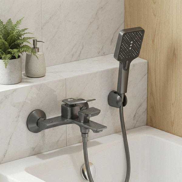 Смеситель Lauter Allure 21CK6618QP + Душевой гарнитур 213GM