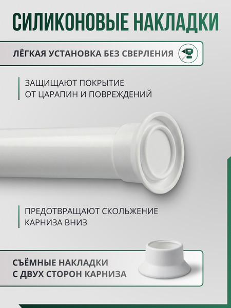 Карниз для ванны Comfort Alumin Group 011547