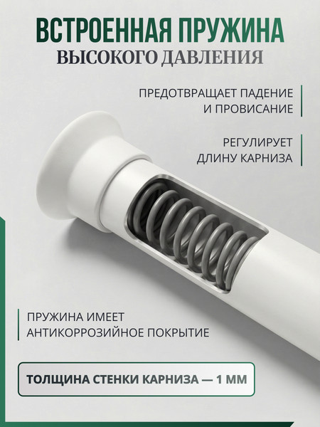 Карниз для ванны Comfort Alumin Group 011547