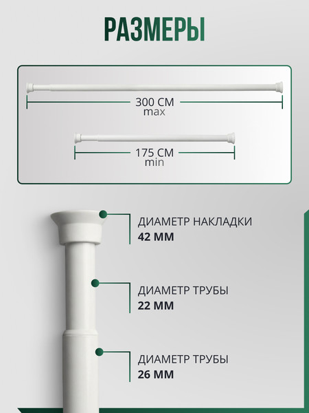 Карниз для ванны Comfort Alumin Group 011547