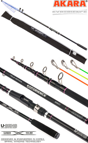 Удилище Akara Experience Tele TX-30 60-90-120 / ET120-330