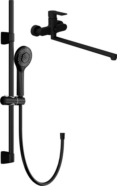 Душевой гарнитур со смесителем Cersanit Brasko 64092 + Neno 63696