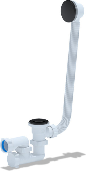 Ванна акриловая Cersanit Smart 170x80 R 63351 с сифоном Prime 64287 (сифон черный)