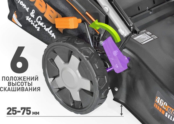 Газонокосилка бензиновая Carver LMG-2646DM