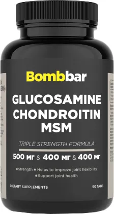 Пищевая добавка Bombbar Глюкозамин Хондроитин с МСМ - фото