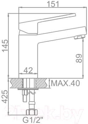 Смеситель Ledeme L1067