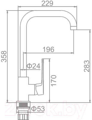 Смеситель Ledeme L4067