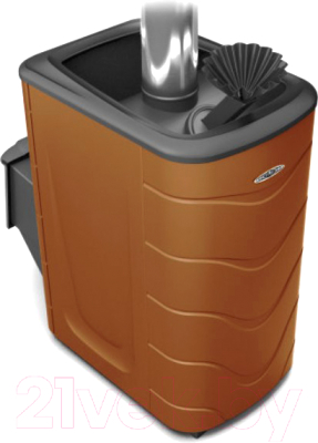 Печь-каменка ТМФ Гейзер Супер Inox (терракота, ДА, ЗК) - фото