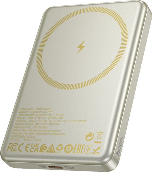 Портативное зарядное устройство Hoco Q26A 10000mAh