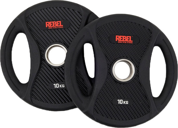 Набор дисков для штанги REBEL R-PVP-10-PAIR - фото