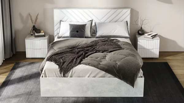 Двуспальная кровать ТриЯ Хилтон универсальная тип 1 160x200