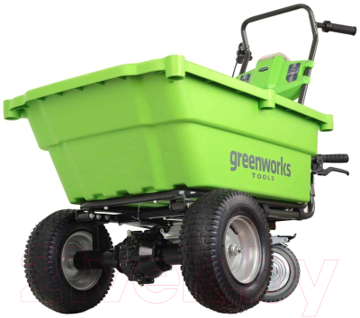 Тележка аккумуляторная садовая Greenworks G40GC - фото