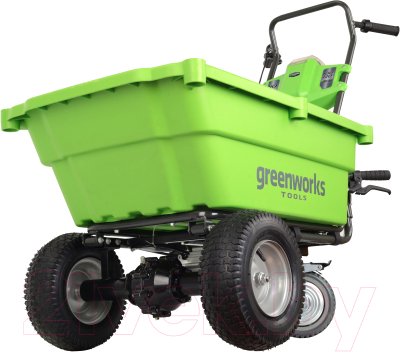 Тележка аккумуляторная садовая Greenworks G40GCK4