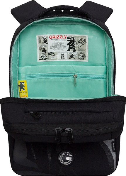 Школьный рюкзак Grizzly RG-666-1