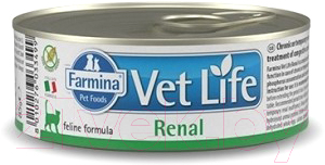 Влажный корм для кошек Farmina Vet Life Natural Diet Cat Renal - фото