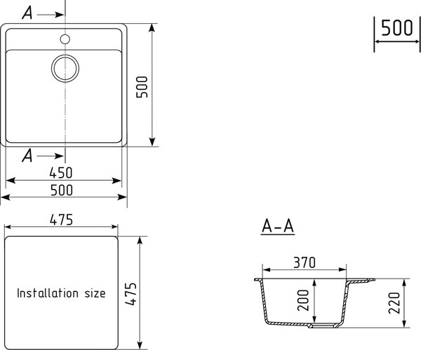 Мойка кухонная Mixline ML-GM08 558730