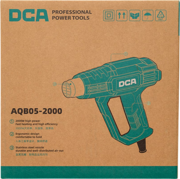 Строительный фен DCA AQB05-2000
