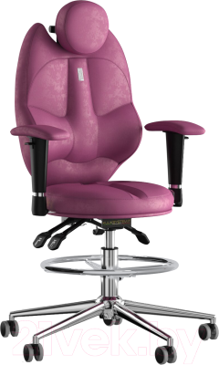 Кресло детское Kulik System Trio антара (розовый с подголовником) - фото