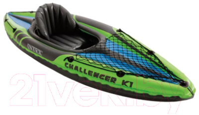 Надувная лодка Intex Challenger K1 Kayak / 68305 - фото