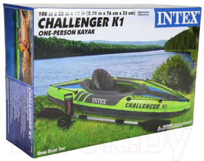 Надувная лодка Intex Challenger K1 Kayak / 68305