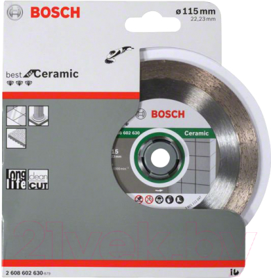 Отрезной диск алмазный Bosch 2.608.602.630