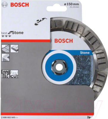 Отрезной диск алмазный Bosch 2.608.602.643