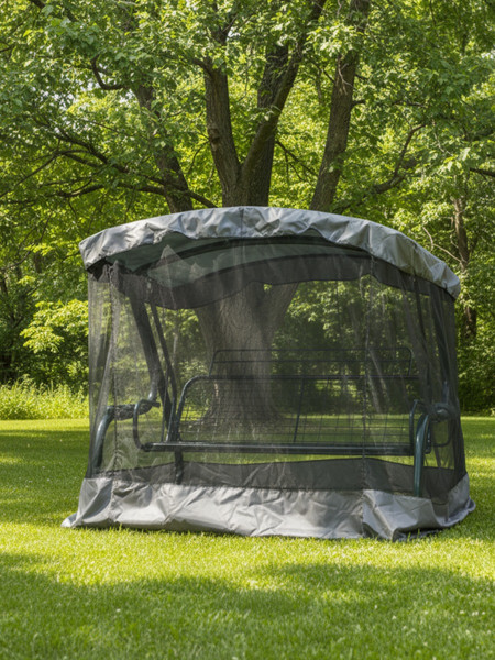 Москитная сетка для садовых качелей МебельСад АМС эконом 240x145 / 456.871