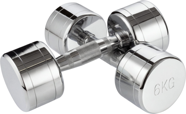 Набор гантелей VictoryFit VF-CR060-2 (6кг, 2шт) - фото