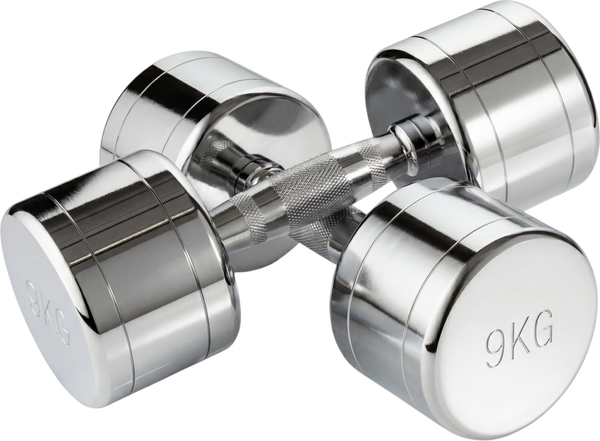 Набор гантелей VictoryFit VF-CR090-2 (9кг, 2шт) - фото