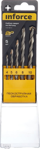 Набор сверл Inforce По бетону / 11-01-901-5