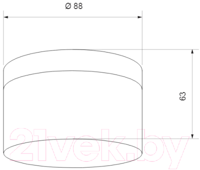 Точечный светильник Elektrostandard DLR029 10W 4200K