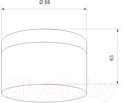 Точечный светильник Elektrostandard DLR029 10W 4200K