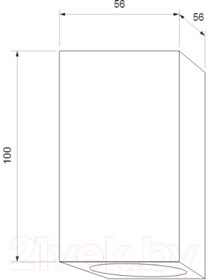 Точечный светильник Elektrostandard 1085 GU10 WH (белый матовый)