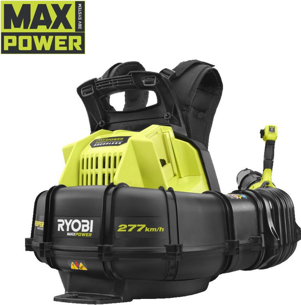 Воздуходувка аккумуляторная Ryobi Ранцевая RY36BPXB-0 - фото