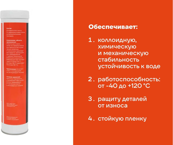 Смазка техническая Gigant Литол-24 / GLPG-4