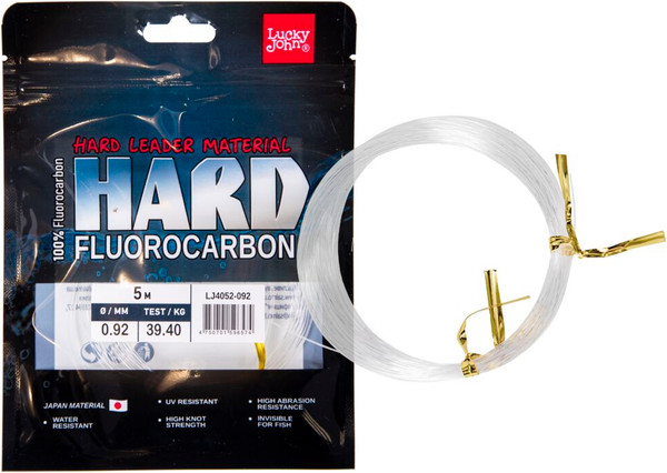 Леска монофильная Lucky John Fluorocarbon Hard 005/092 LJ4052-092 - фото