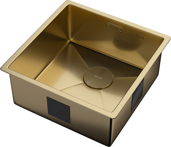 Мойка кухонная ZORG Zerox 44 U / IF PVD Gold