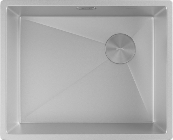 Мойка кухонная ZORG Zerox 54 U / IF Side SF Zurinox Steel - фото