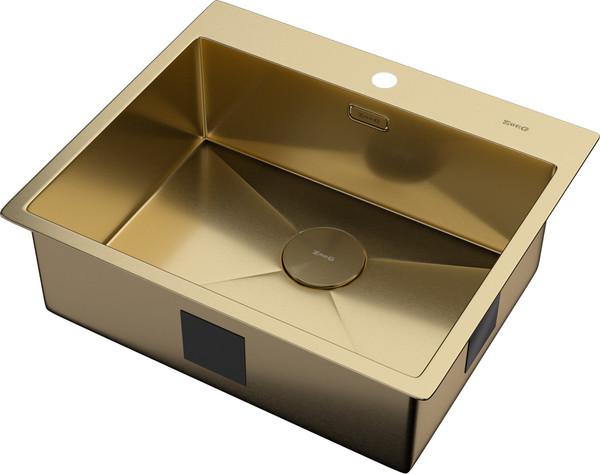 Мойка кухонная ZORG Zerox 59 / IF PVD Gold