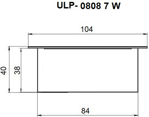 Комплект панелей светодиодных Uniel ULP-0808 42W/4000К IP40 / UL-00012807