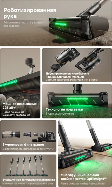 Вертикальный пылесос Trouver G70 (V2515)