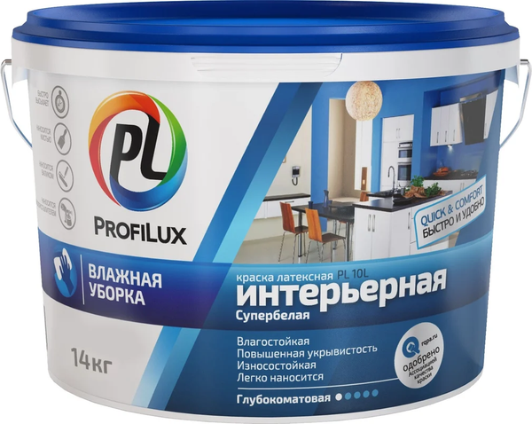 Краска Profilux ВД PL-10L - фото